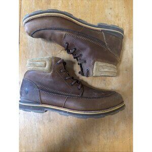 The North Face Bridgeton Chukka Boots Mens 11.5Brown Leather Ankle Top NF0A2T4B